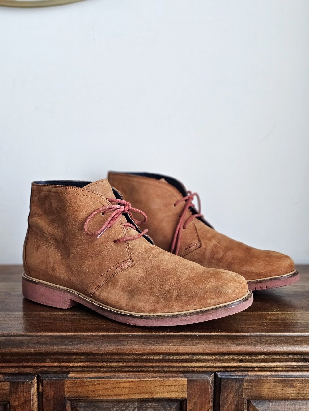 Cole Haan Great Jones Chukka Woodbury Men’s 13M Suede Boots